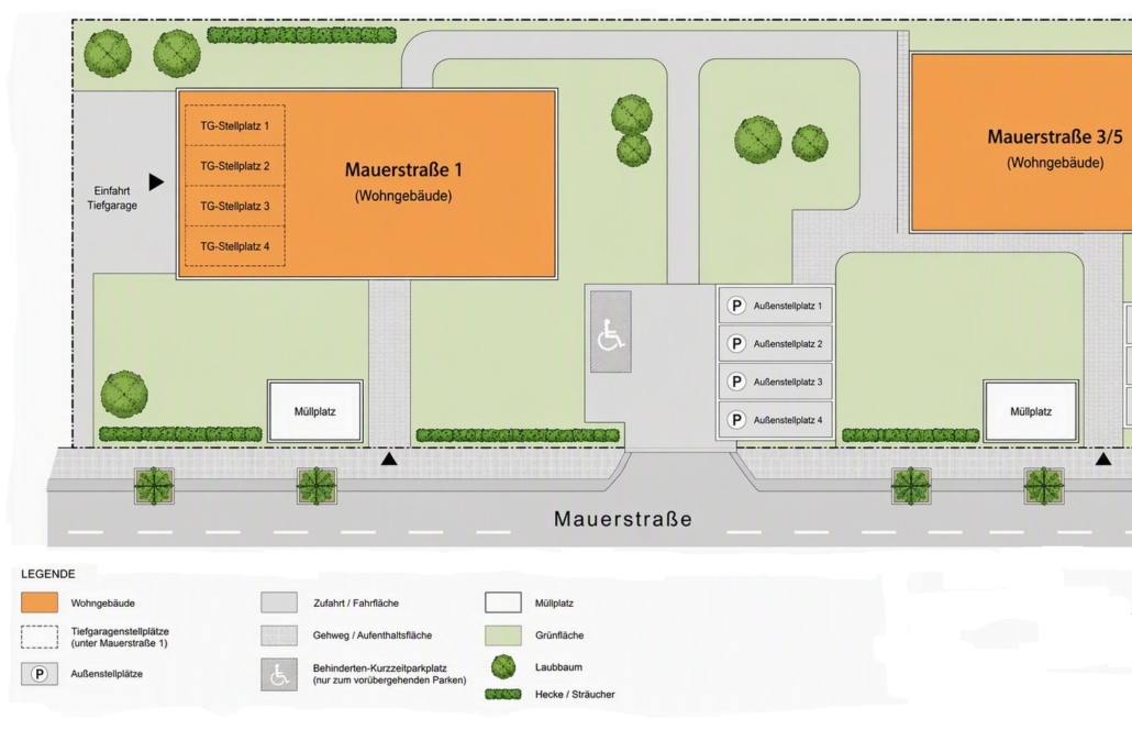 Lageplan Mauerstr. 1